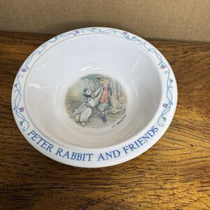 Eden Peter Rabbit and Friends Vintage Melamine Cereal Bowl Plastic